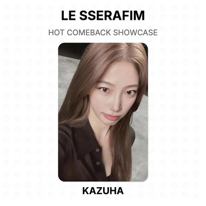LE SSERAFIM HOT COMEBACK SHOWCASE Official Photocard
