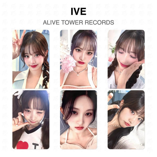 IVE ALIVE TOWER RECORDS Official Photocard