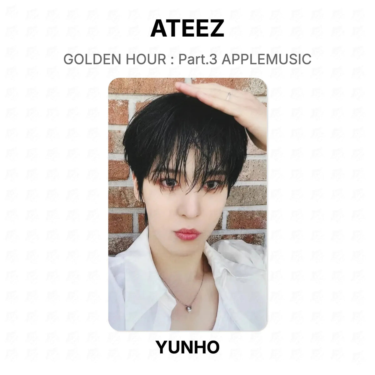 ATEEZ GOLDEN HOUR : Part.3 APPLEMUSIC Official Photocard