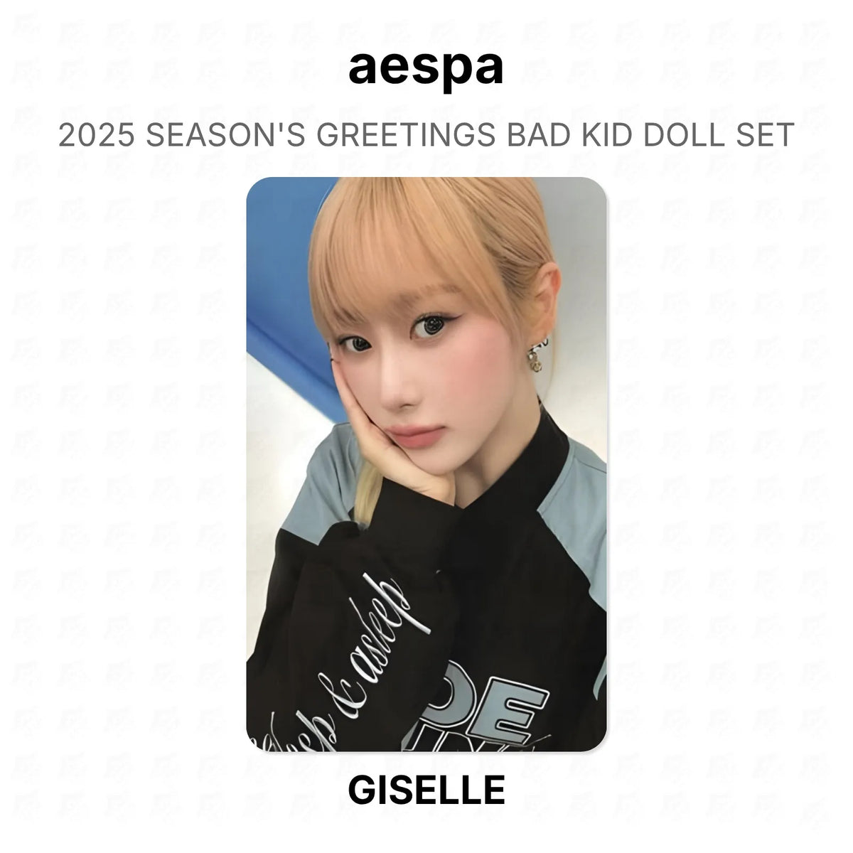 aespa 2025 SEASON'S GREETINGS BAD KID DOLL SET Official Photocard