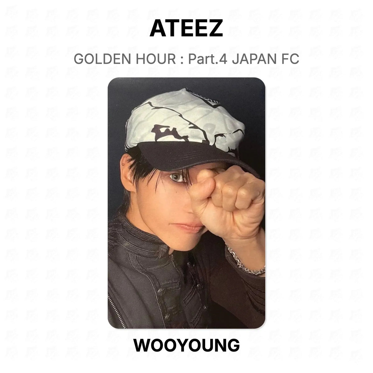 ATEEZ GOLDEN HOUR : Part.4 JAPAN FC Official Photocard