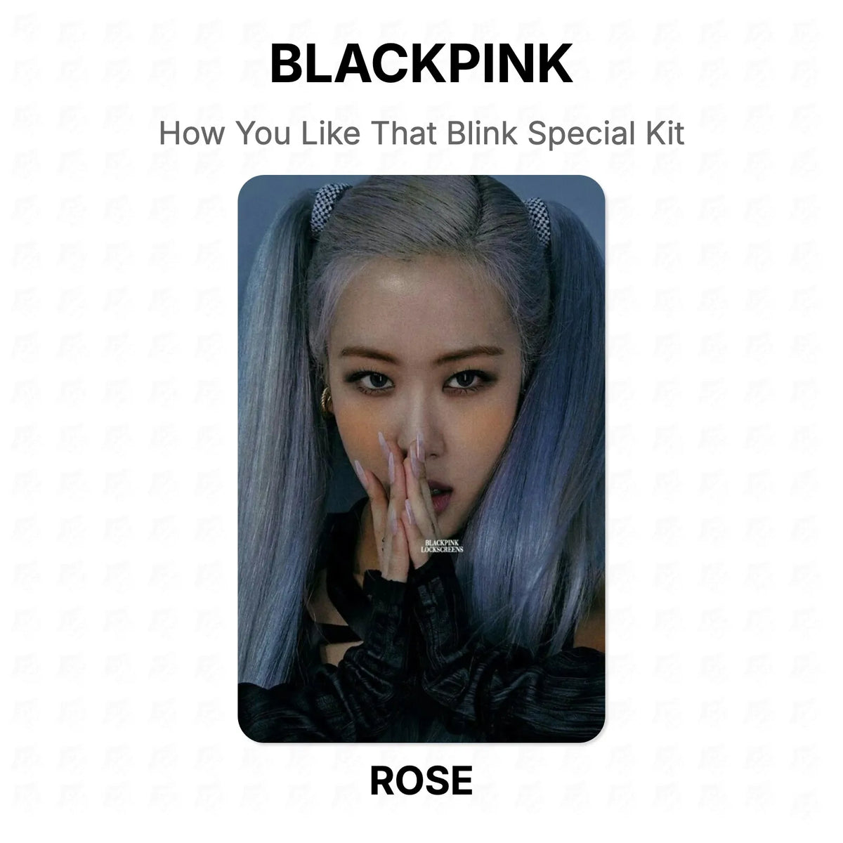 BLACKPINK How You Like That Blink Special Kit Official Photocard