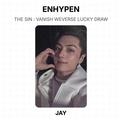ENHYPEN THE SIN : VANISH WEVERSE LUCKY DRAW Official Photocard