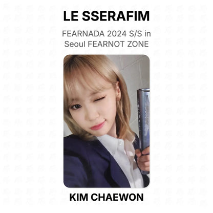 LE SSERAFIM FEARNADA 2024 S/S in Seoul FEARNOT ZONE Official Photocard