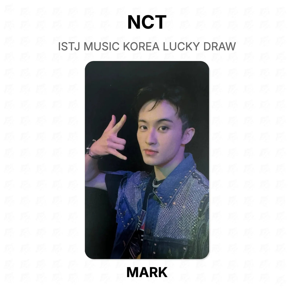 NCT ISTJ MUSIC KOREA LUCKY DRAW Official Photocard