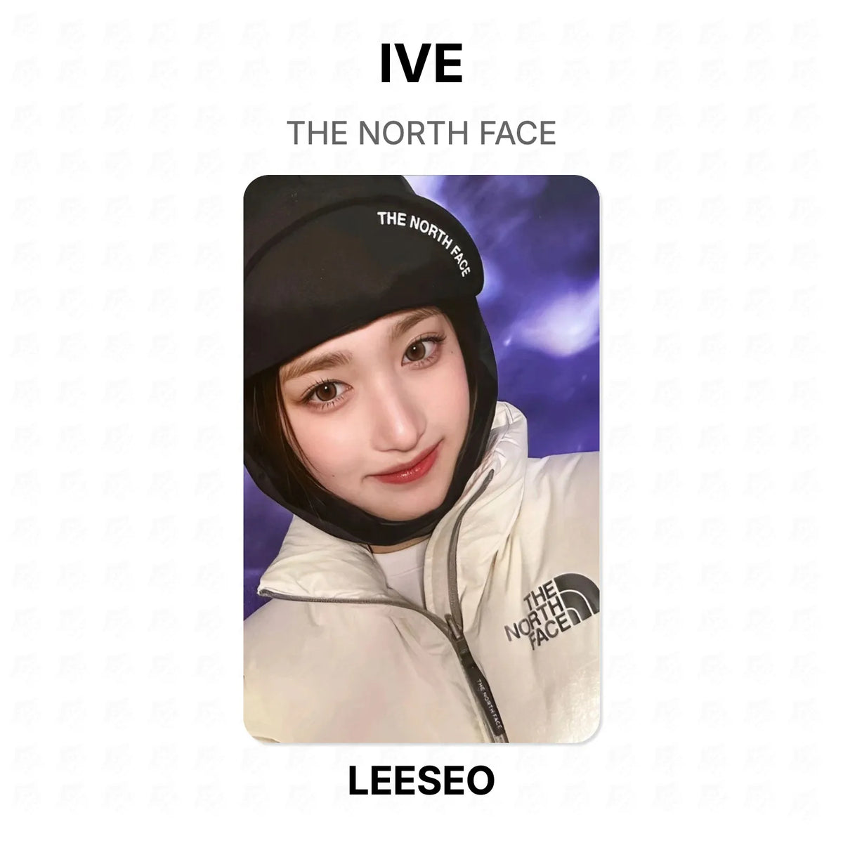 IVE THE NORTH FACE Official Photocard