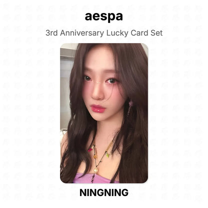 aespa 3rd Anniversary Lucky Card Set Official Photocard