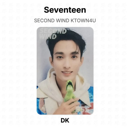 Seventeen SECOND WIND KTOWN4U Official Photocard