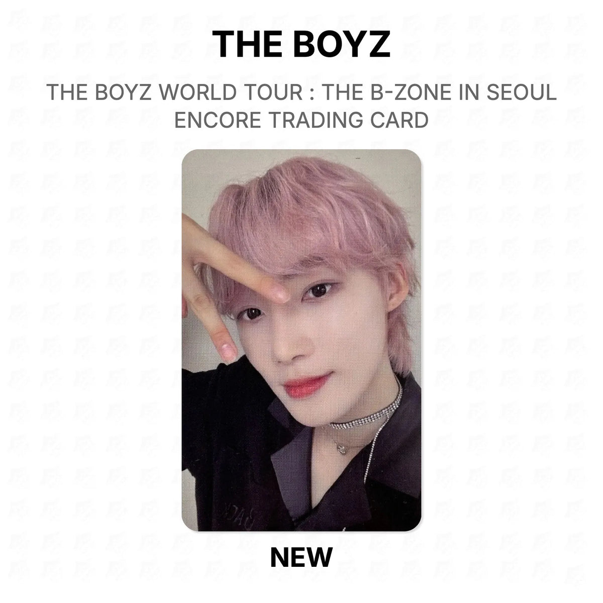 THE BOYZ WORLD TOUR : THE B-ZONE IN SEOUL ENCORE TRADING CARD Official Photocard