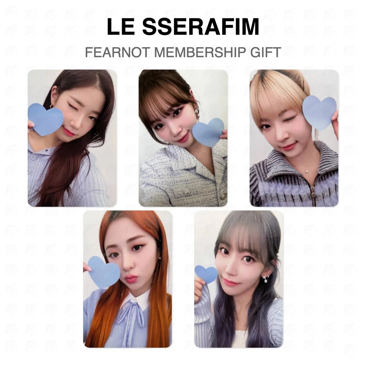 LE SSERAFIM FEARNOT MEMBERSHIP GIFT Official Photocard