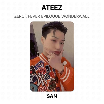 ATEEZ ZERO : FEVER EPILOGUE WONDERWALL Official Photocard