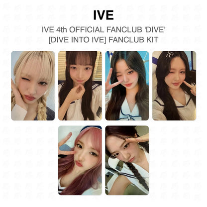 IVE 4th OFFICIAL FANCLUB 'DIVE' [DIVE INTO IVE] FANCLUB KIT Official Photocard