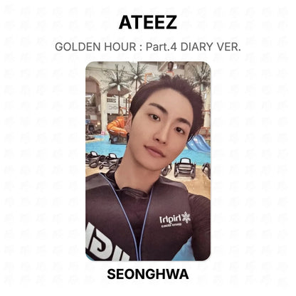 ATEEZ GOLDEN HOUR : Part.4 DIARY VER. Official Photocard