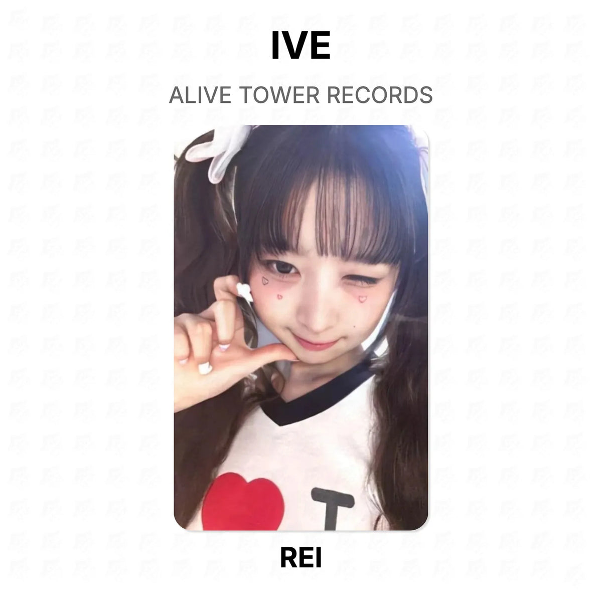 IVE ALIVE TOWER RECORDS Official Photocard
