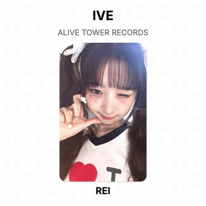 IVE ALIVE TOWER RECORDS Official Photocard