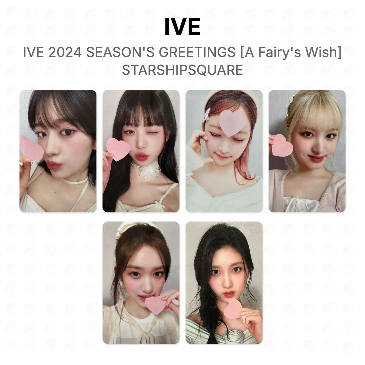 IVE 2024 SEASON'S GREETINGS [A Fairy's Wish] STARSHIPSQUARE Official Photocard