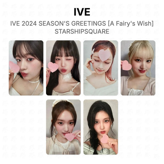 IVE 2024 SEASON'S GREETINGS [A Fairy's Wish] STARSHIPSQUARE Official Photocard