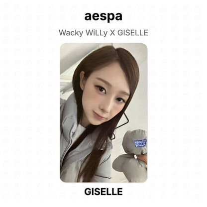 aespa Wacky WiLLy X GISELLE Official Photocard