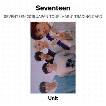 Seventeen 2019 JAPAN TOUR 'HARU' TRADING CARD Official Photocard