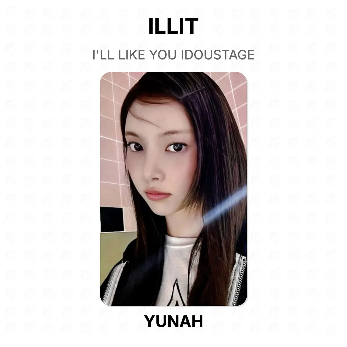 ILLIT I'LL LIKE YOU IDOUSTAGE Official Photocard