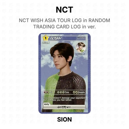 NCT WISH ASIA TOUR LOG in RANDOM TRADING CARD LOG in ver. Official Photocard