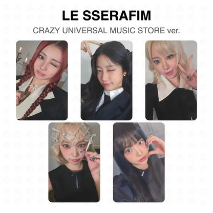 LE SSERAFIM CRAZY UNIVERSAL MUSIC STORE ver. Official Photocard