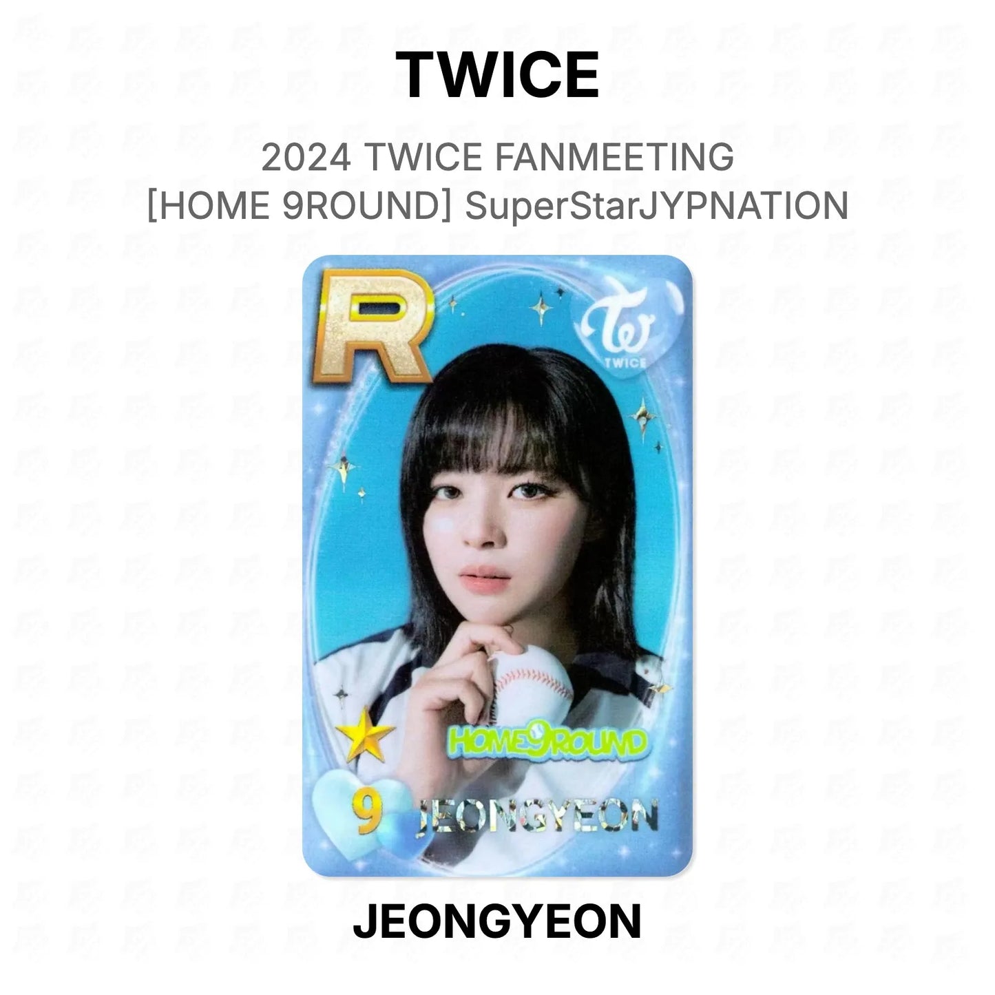 TWICE 2024 TWICE FANMEETING [HOME 9ROUND] SuperStarJYPNATION Official Photocard