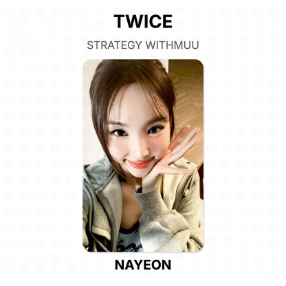 TWICE STRATEGY WITHMUU Official Photocard