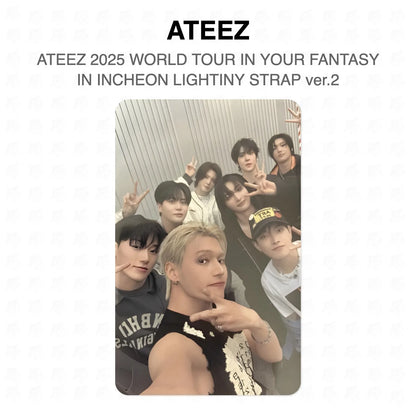 ATEEZ 2025 WORLD TOUR IN YOUR FANTASY IN INCHEON LIGHTINY STRAP ver.2 Official Photocard