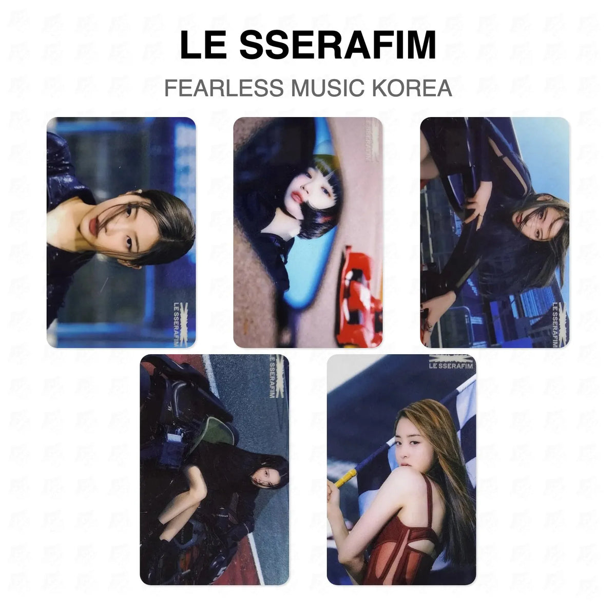 LE SSERAFIM FEARLESS MUSIC KOREA Official Photocard