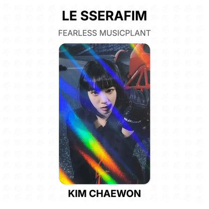 LE SSERAFIM FEARLESS MUSICPLANT Official Photocard