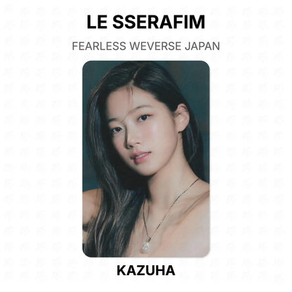 LE SSERAFIM FEARLESS WEVERSE JAPAN Official Photocard