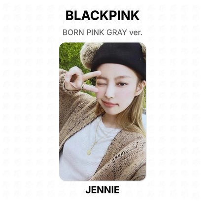 BLACKPINK BORN PINK GRAY ver. Official Photocard