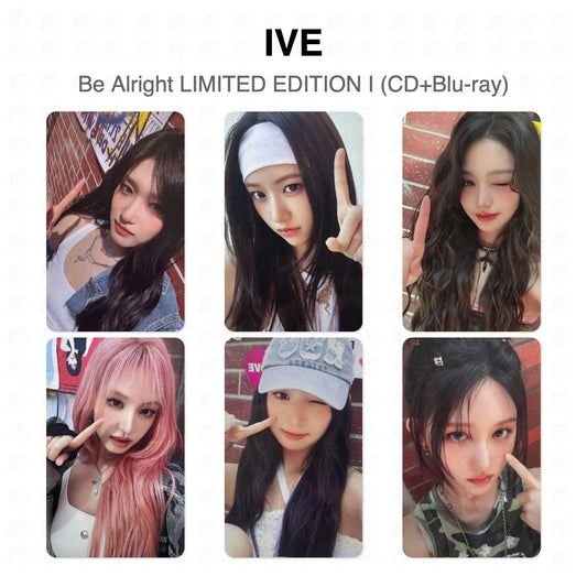 IVE Be Alright LIMITED EDITION I (CD+Blu-ray) Official Photocard