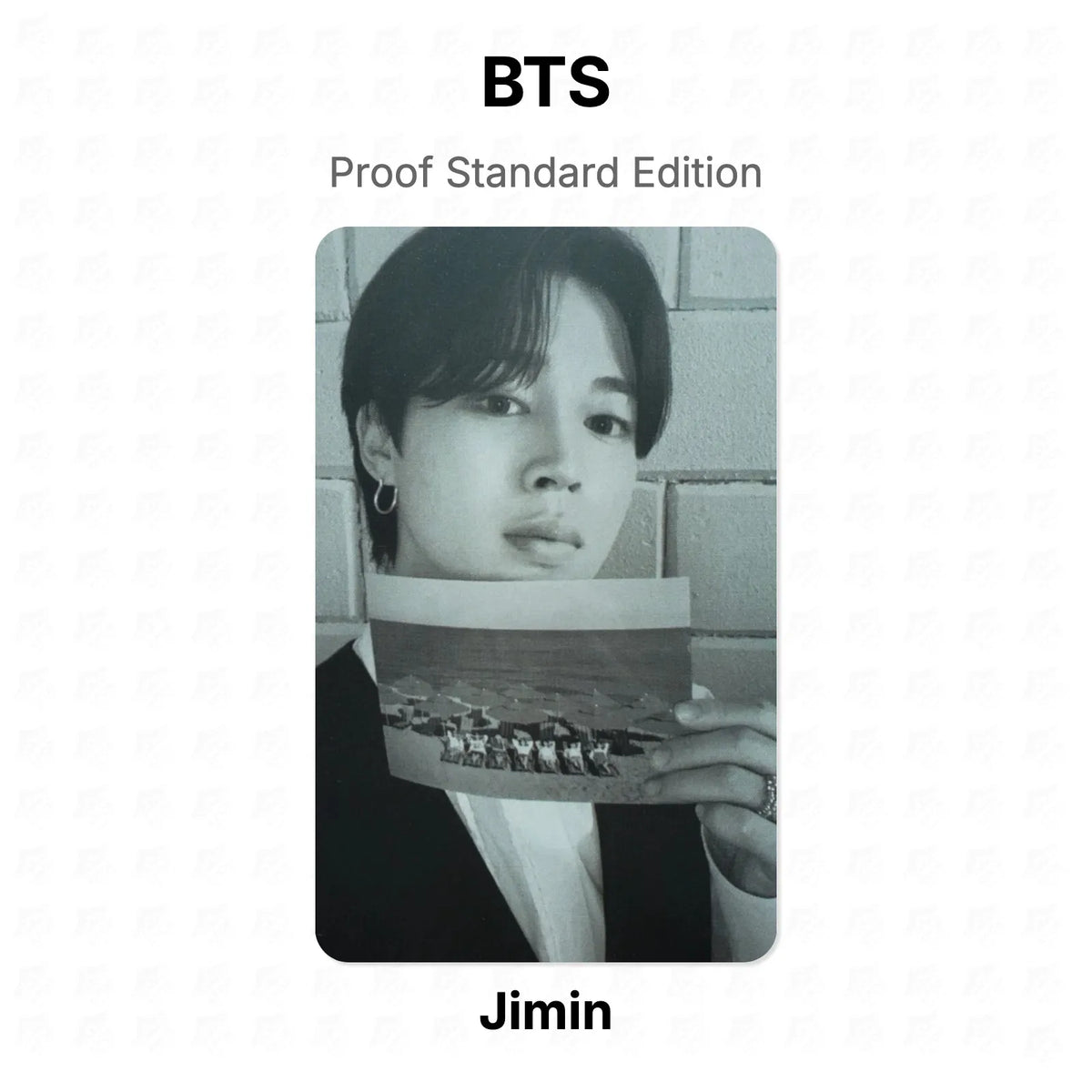 BTS Proof Standard Edition virallinen Photocard