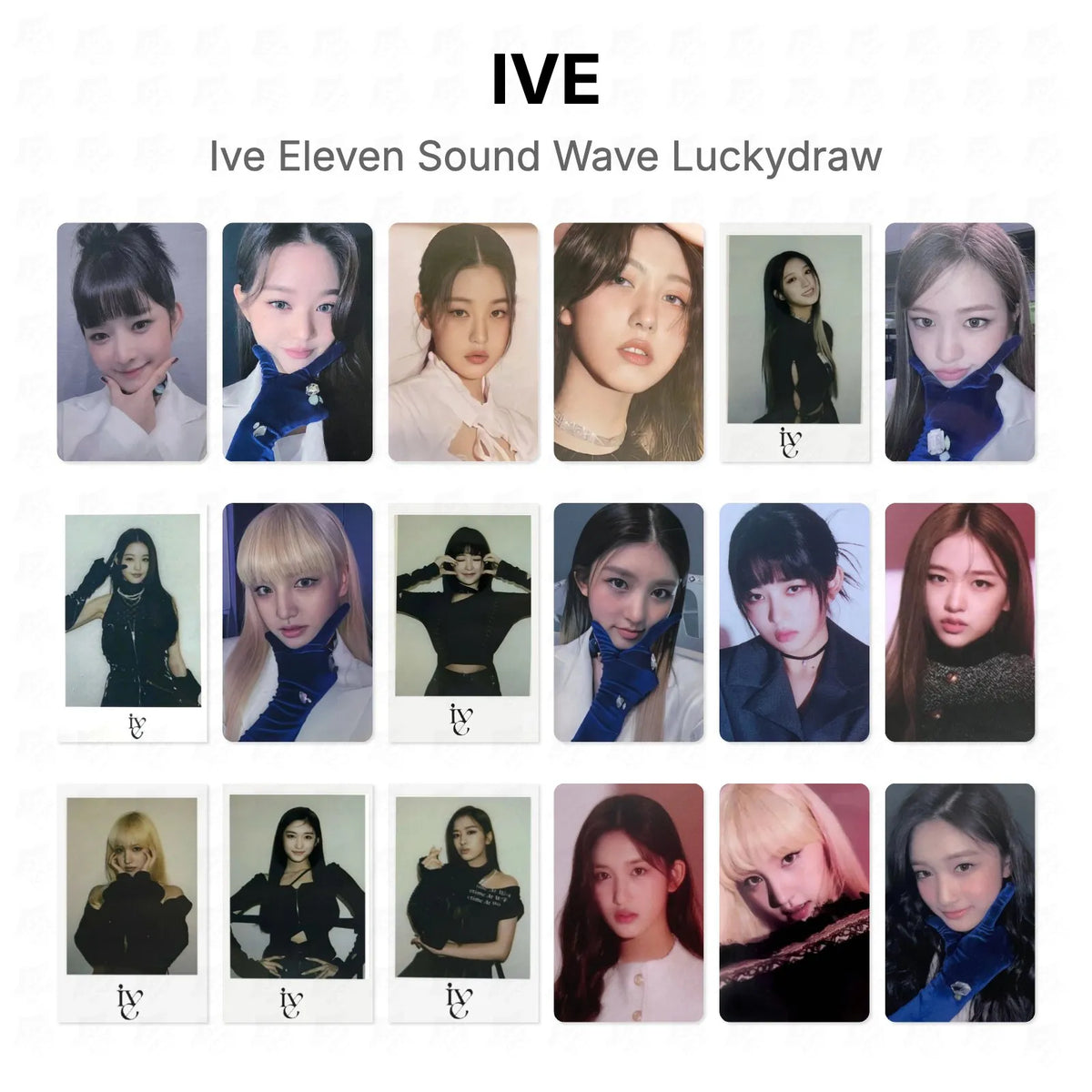 IVE Eleven Sound Wave Luckydraw Official Photocard