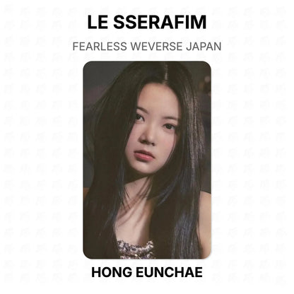 LE SSERAFIM FEARLESS WEVERSE JAPAN Official Photocard