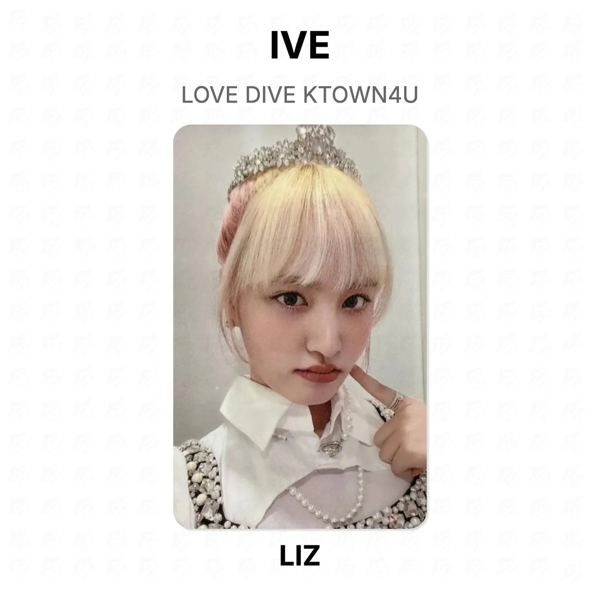 IVE LOVE DIVE KTOWN4U Official Photocard