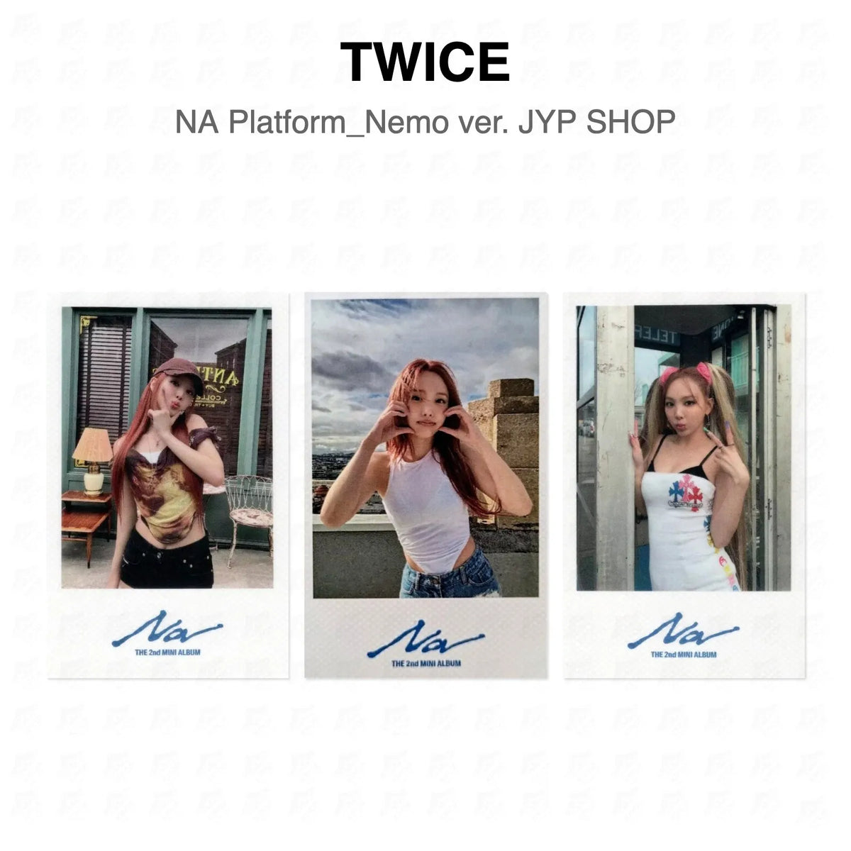 TWICE NA Platform_Nemo ver. JYP SHOP Official Photocard
