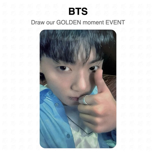 BTS Draw our GOLDEN moment EVENT Official Photocard