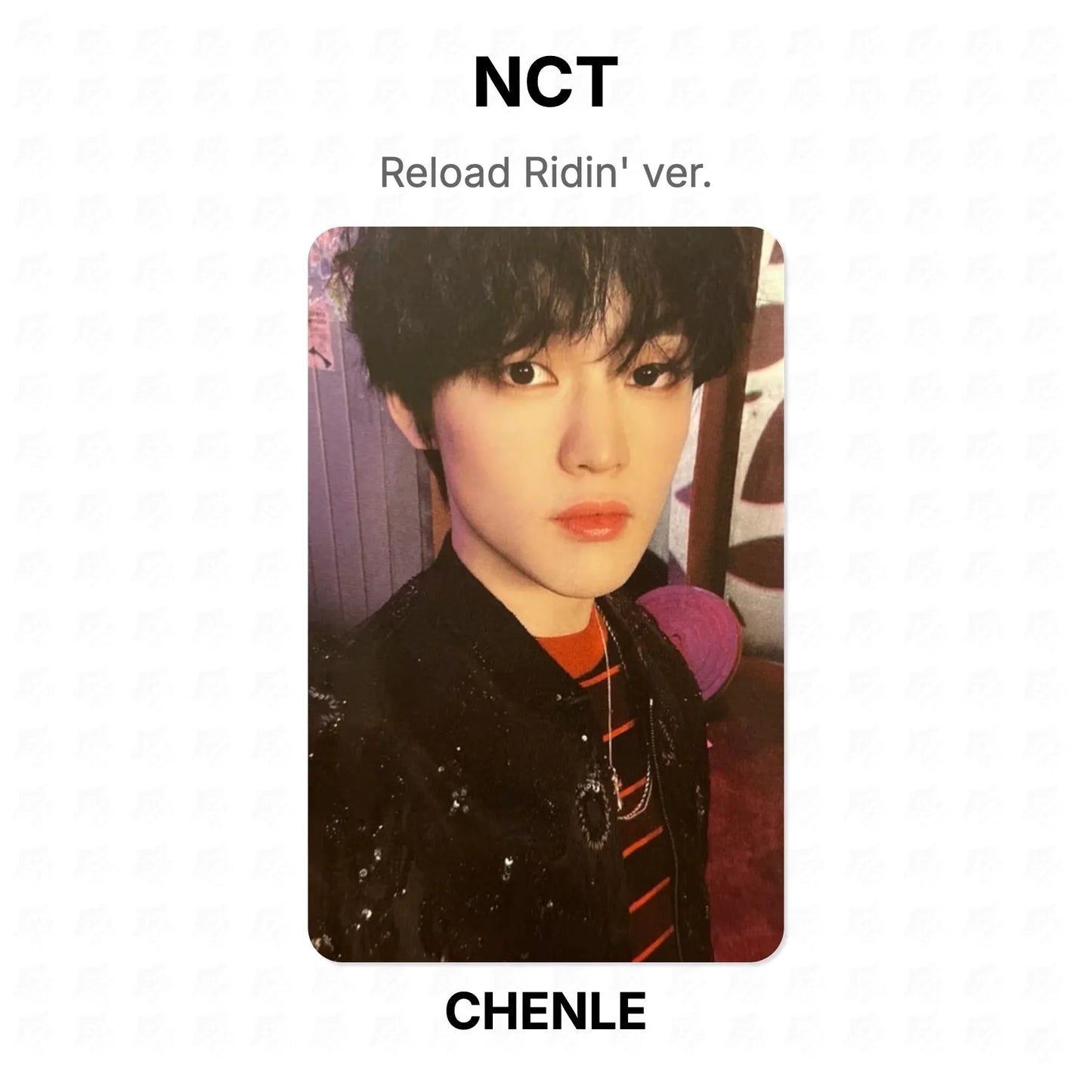 NCT Reload Ridin' ver. Official Photocard
