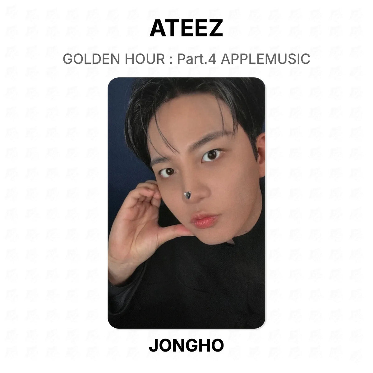 ATEEZ GOLDEN HOUR : Part.4 APPLEMUSIC Official Photocard