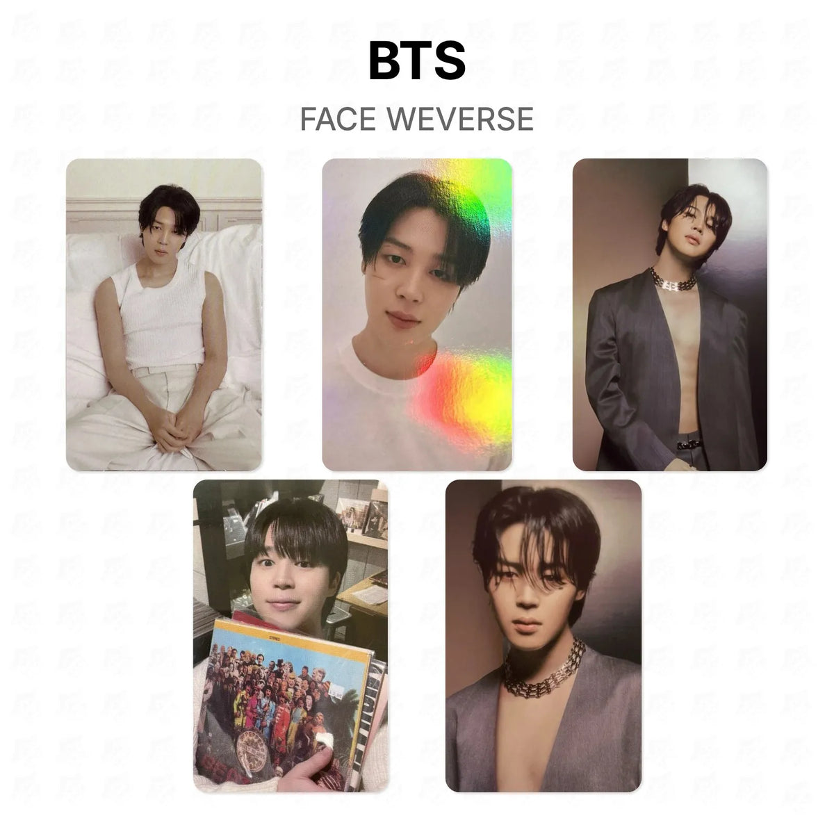 BTS FACE WEVERSE officiële Photocard
