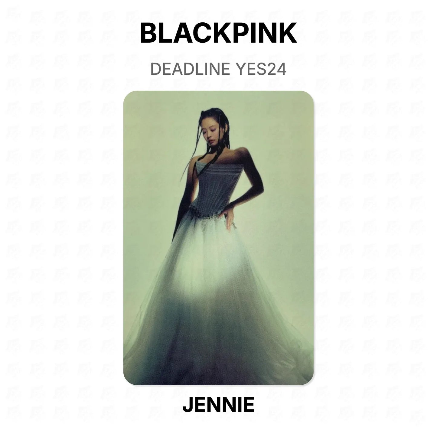 BLACKPINK DEADLINE YES24 Official Photocard