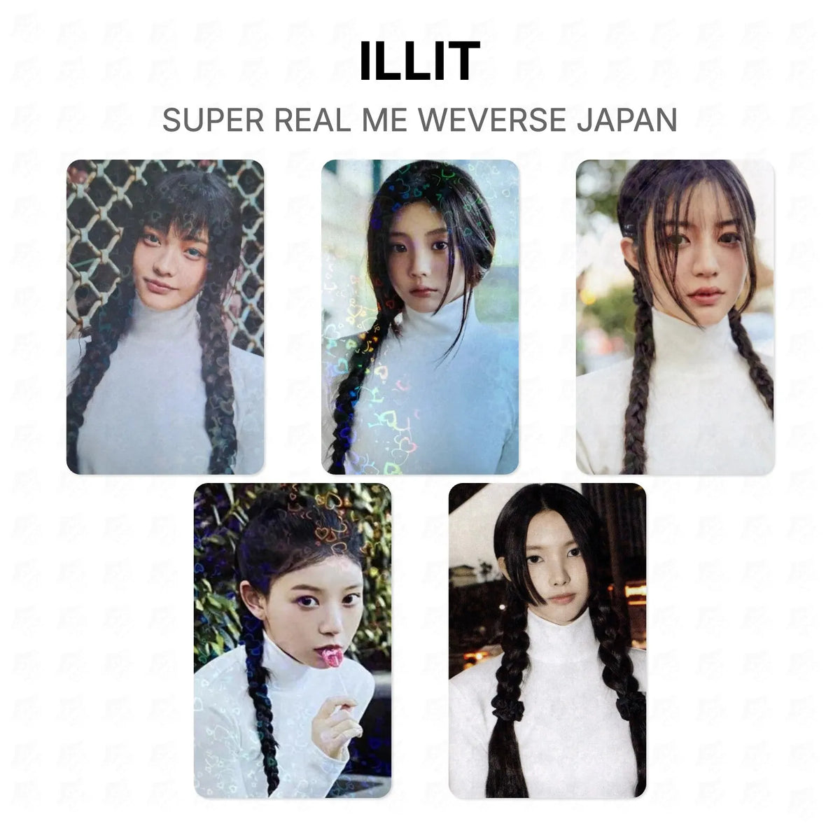 ILLIT SUPER REAL ME WEVERSE JAPAN Official Photocard