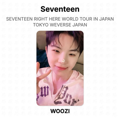Seventeen RIGHT HERE WORLD TOUR IN JAPAN TOKYO WEVERSE JAPAN Official Photocard