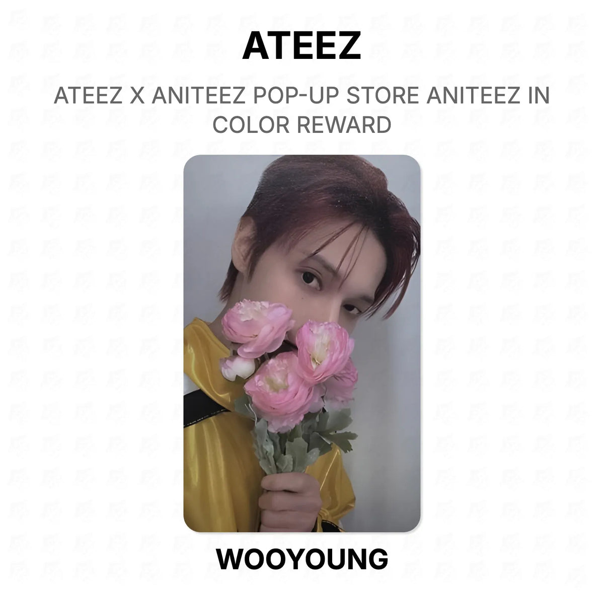 ATEEZ X ANITEEZ POP-UP STORE ANITEEZ IN COLOR REWARD Official Photocard