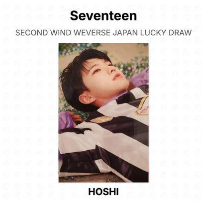 Seventeen SECOND WIND WEVERSE JAPAN LUCKY DRAW Official Photocard