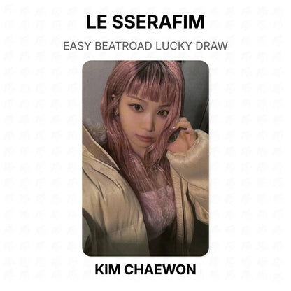 LE SSERAFIM EASY BEATROAD LUCKY DRAW Official Photocard