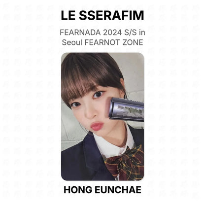 LE SSERAFIM FEARNADA 2024 S/S in Seoul FEARNOT ZONE Official Photocard